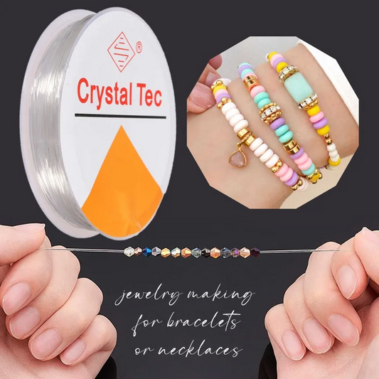 10 Meter Crystal Tec Strong Stretchy Elastic Beading Line Cord Thread String Transparent Rubber Rop