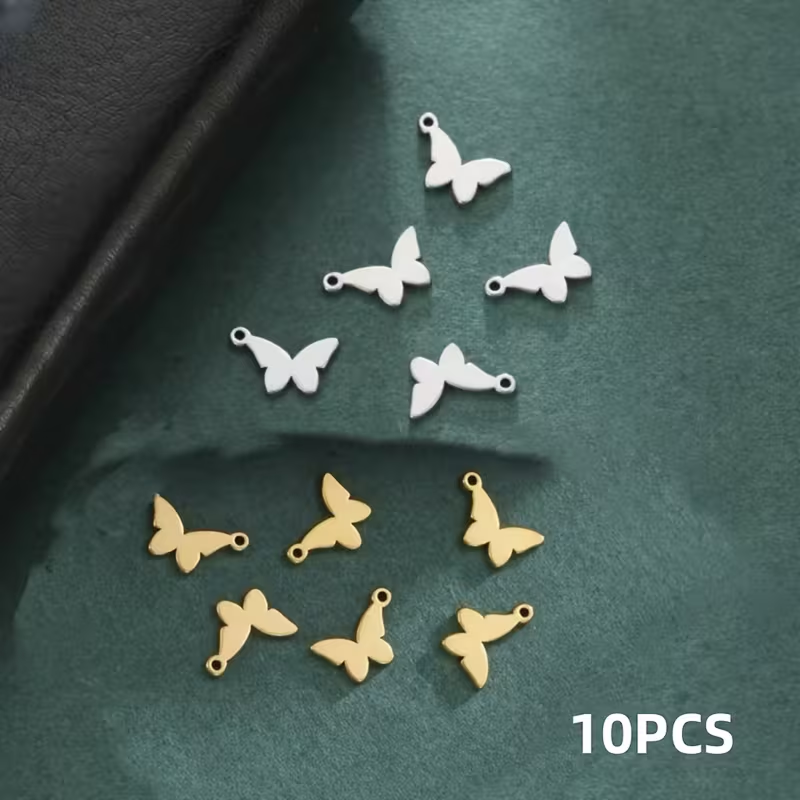 15 pcs Double Sided Butterfly (Stainless Steel)