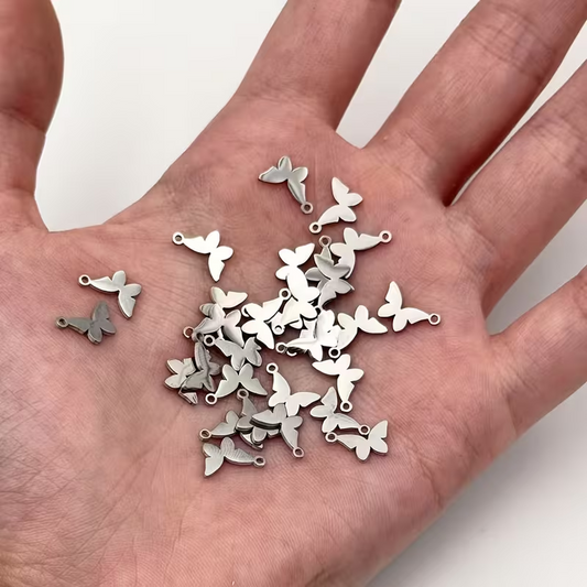 15 pcs Double Sided Butterfly (Stainless Steel)