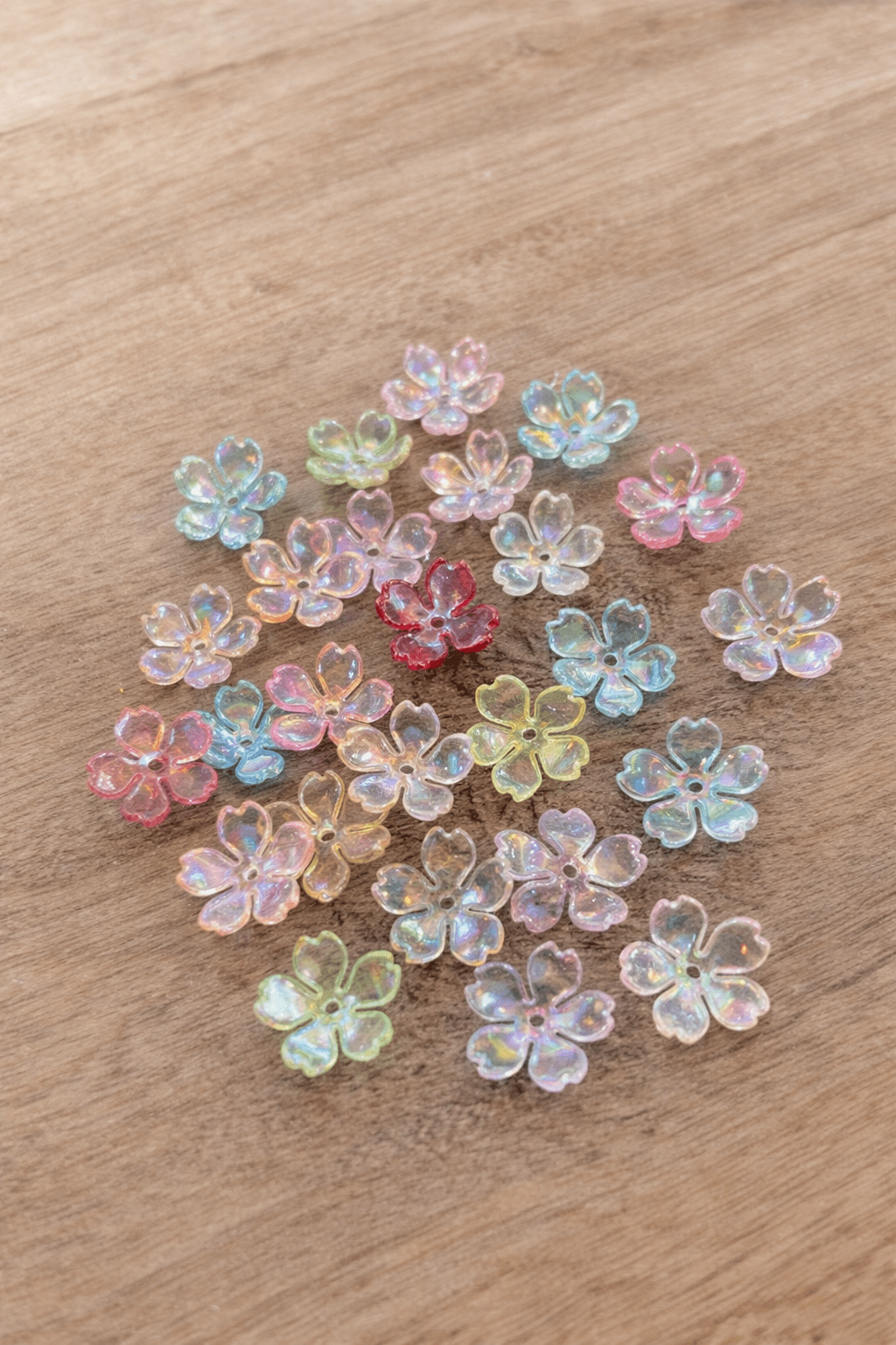 Transparent fairy flowers