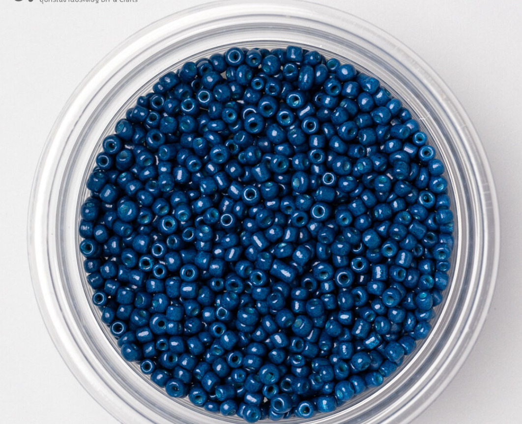 Seed Beads 2 mm dark sea Glass Beads Ball 30000 Pieces 11/0 Textile Beads Mini Beads Craft Beads Hobby Beads for Threading