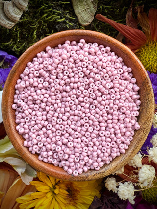 Miyuki 11 Round Seed Bead Pink Ceylon, 30 grams