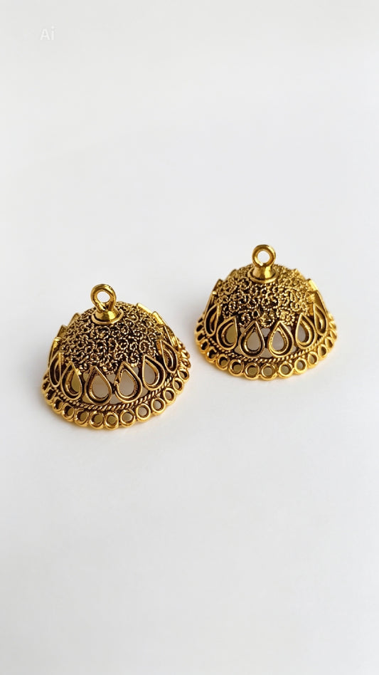 Premium Rajasthani Antique Jhumka, Traditional Ethnic Earring for DIY Jewelry Makers