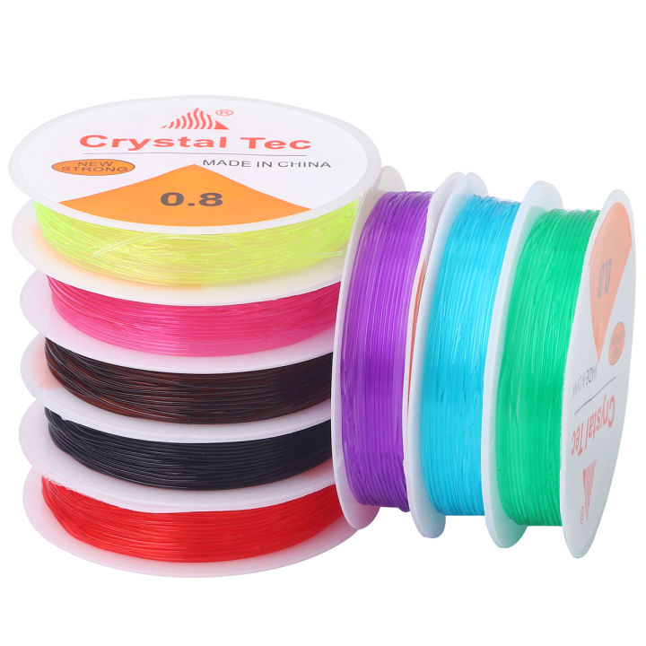 10 Meter Crystal Tec Strong Stretchy Elastic Beading Line Cord Thread String Transparent Rubber Rop