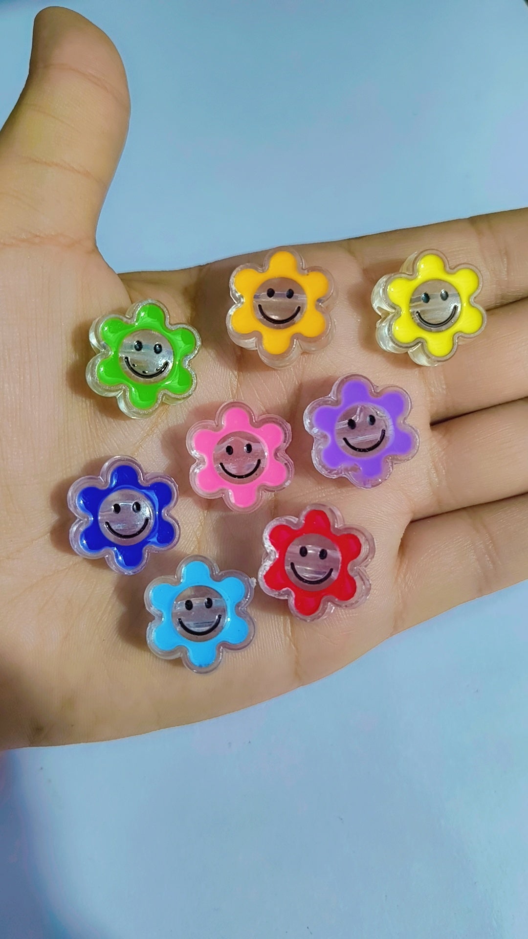 Acrylic fancy beads