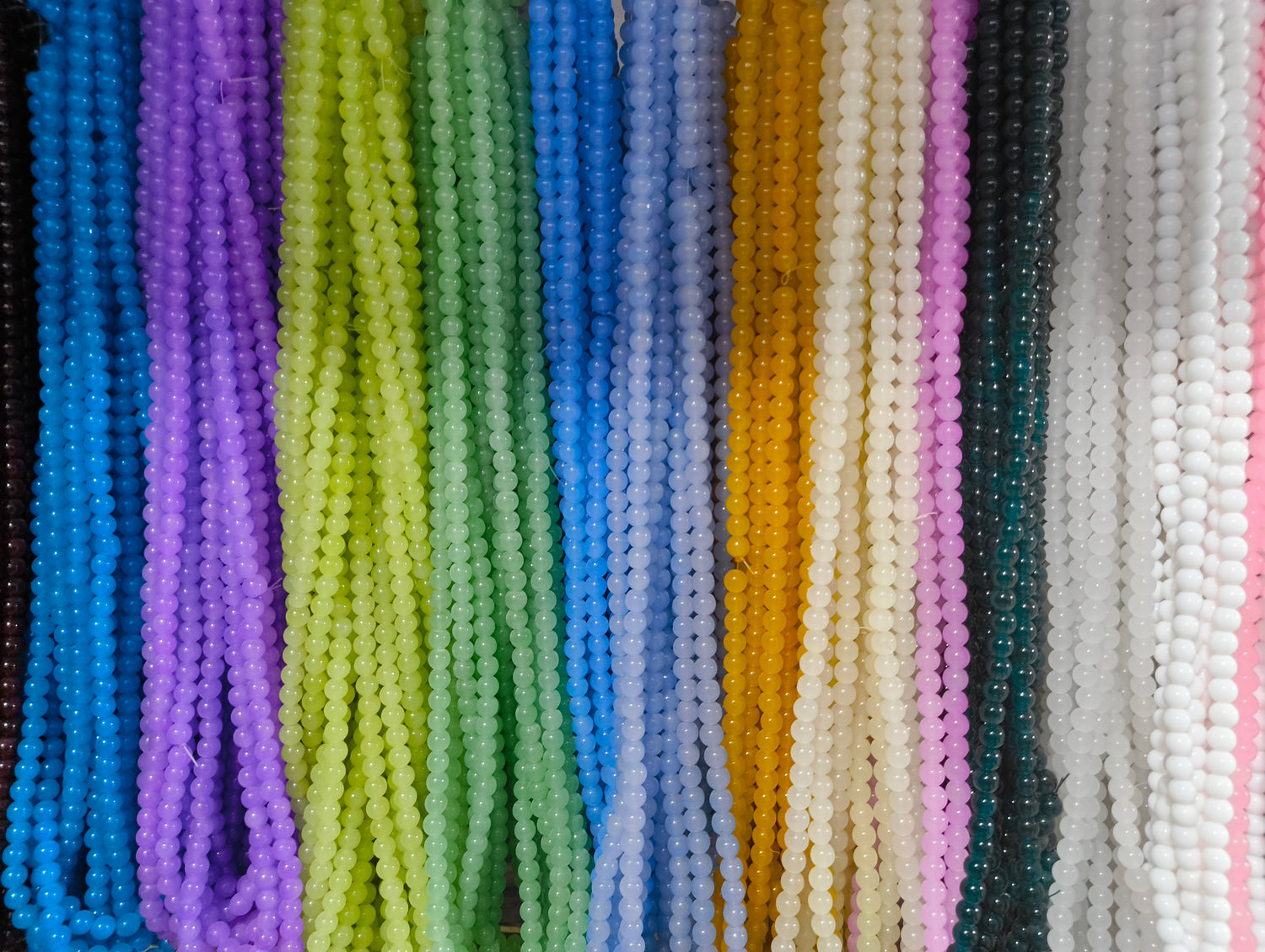 Marble Glass Beads