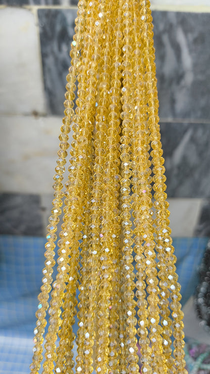 (4mm) High Quality Crystal Glass Beads (34+ Colors)