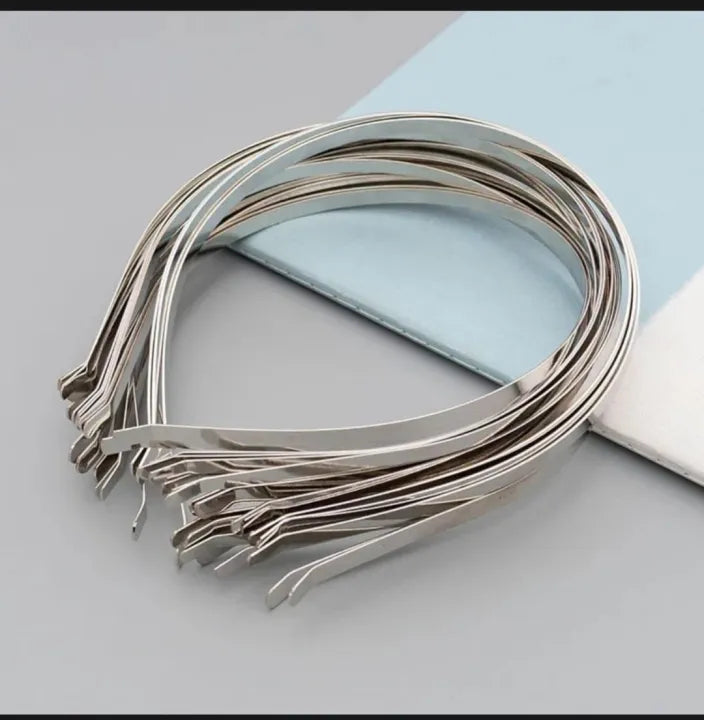 5mm Width Metal Headband Base Steel Blank Smooth Hair Hoop Band DIY Hairband plain thin bulk headbands jewellery