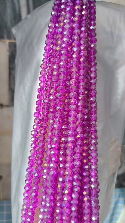 (6mm) High Quality Crystal Glass Beads (32+ Colors)