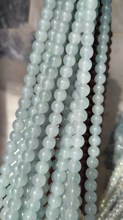 (8mm) High Quality Marble Glass Beads (32+ Colors)