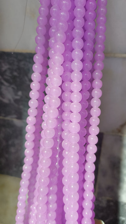 (8mm) High Quality Marble Glass Beads (32+ Colors)