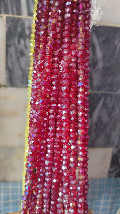 (6mm) High Quality Crystal Glass Beads (32+ Colors)