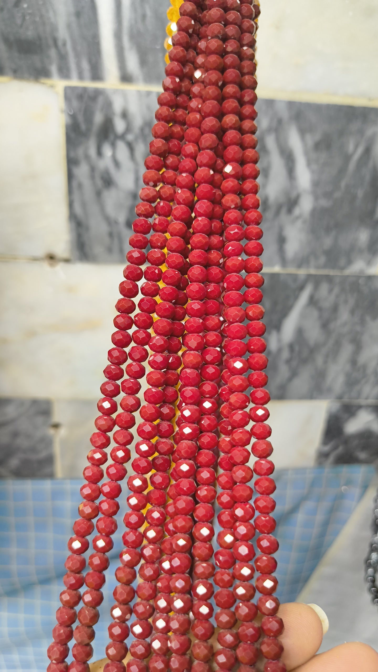 (6mm) High Quality Crystal Glass Beads (32+ Colors)