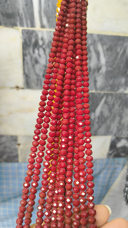 (6mm) High Quality Crystal Glass Beads (32+ Colors)