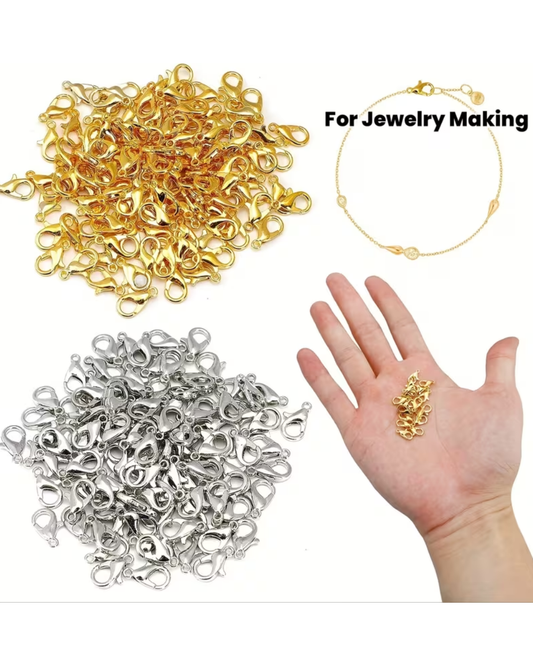 Premium Stainless Steel Golden / Steel Color Lobster Clasp