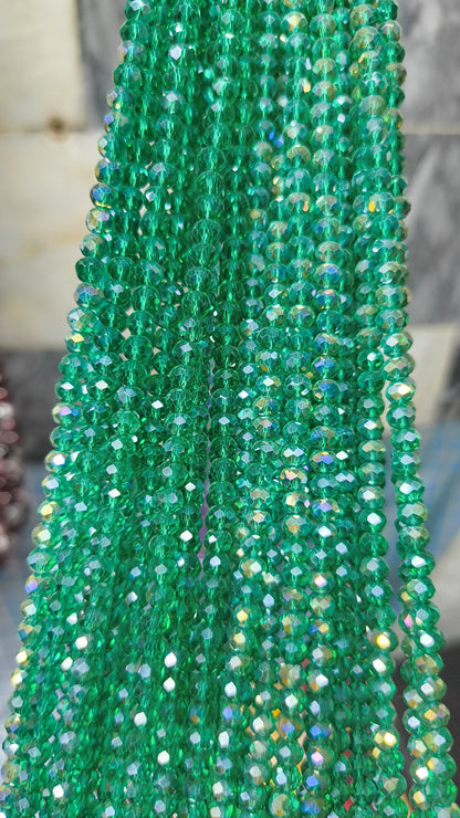 (4mm) High Quality Crystal Glass Beads (34+ Colors)