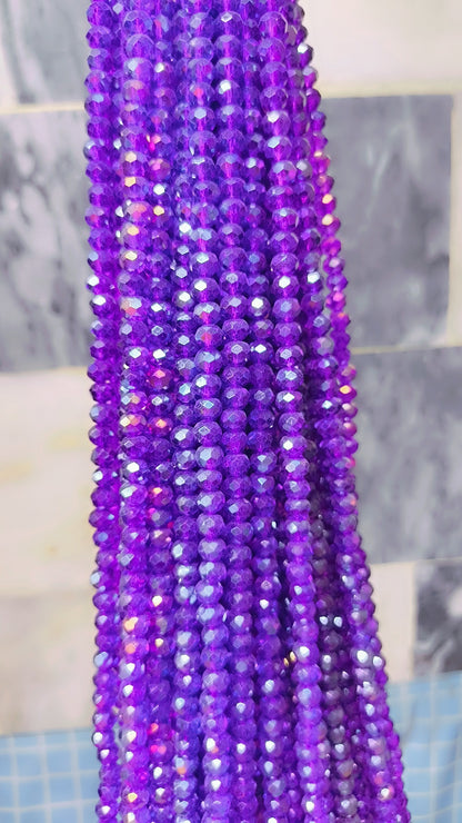 (6mm) High Quality Crystal Glass Beads (32+ Colors)