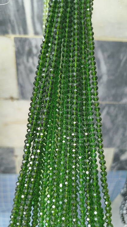 (4mm) High Quality Crystal Glass Beads (34+ Colors)