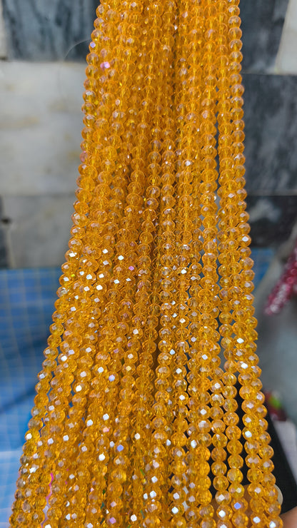 (4mm) High Quality Crystal Glass Beads (34+ Colors)