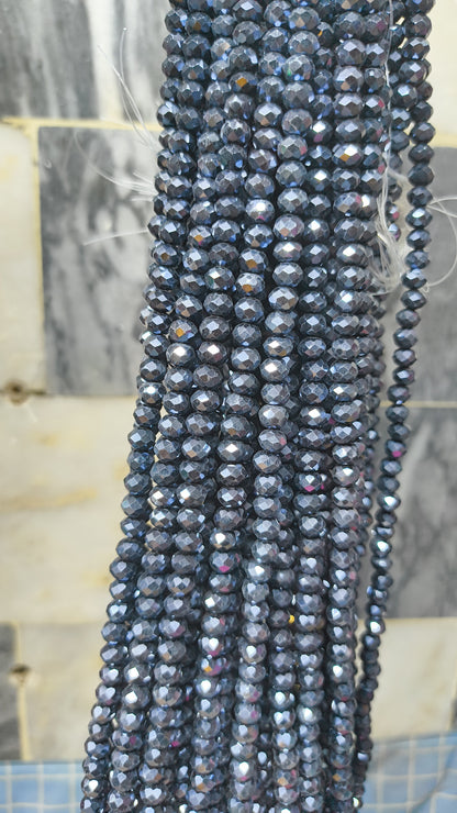 (6mm) High Quality Crystal Glass Beads (32+ Colors)