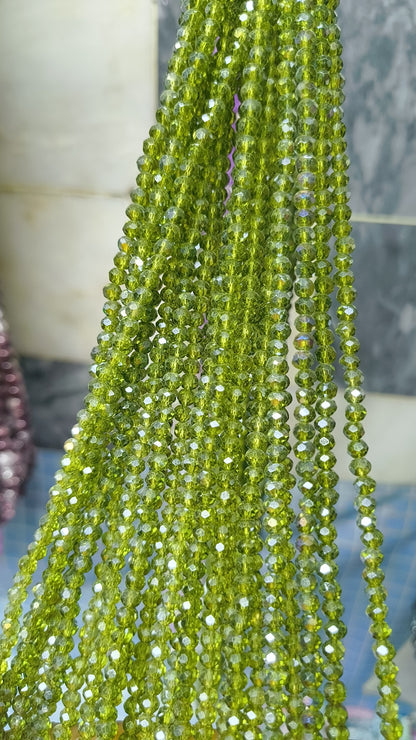 (4mm) High Quality Crystal Glass Beads (34+ Colors)