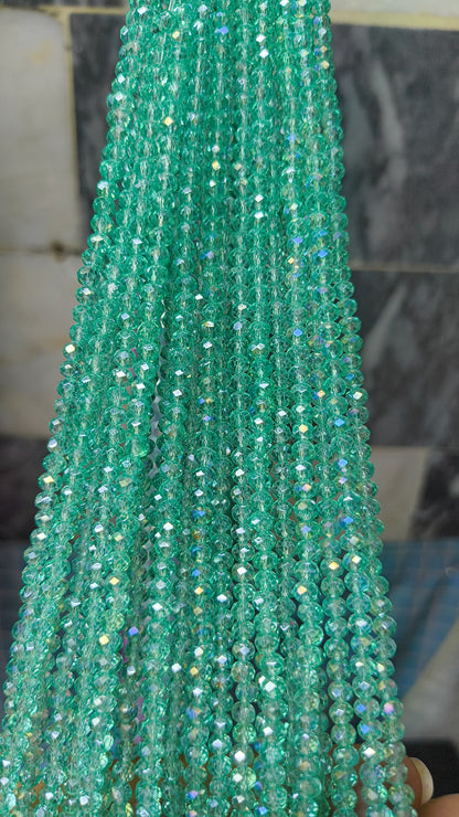 (4mm) High Quality Crystal Glass Beads (34+ Colors)