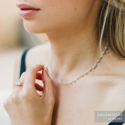 Green Raw Emerald Beaded Gemstone Choker Necklace Gold, Handmade Beaded Necklace, Delicate Dainty Layering Necklace,