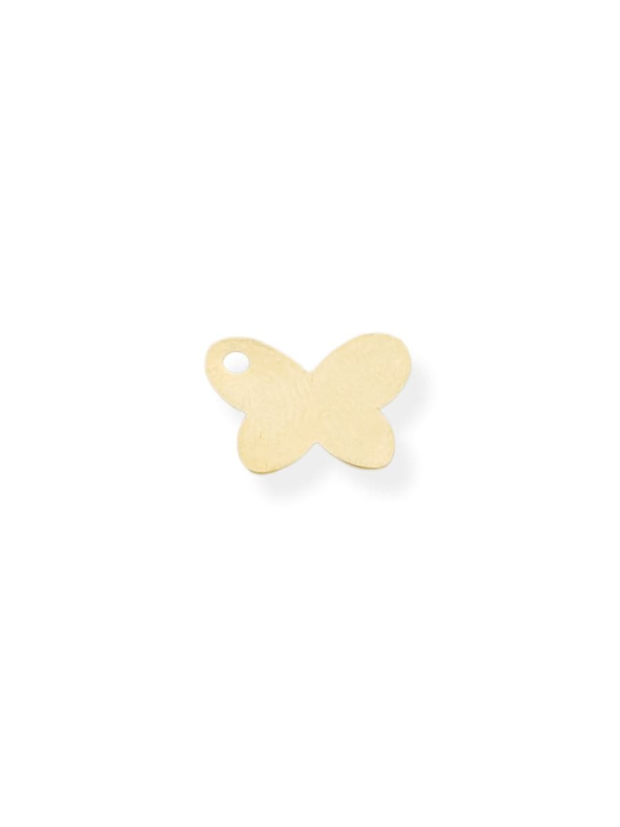 80pcs Mini butterfly pendant charm (GOLD PLATED)