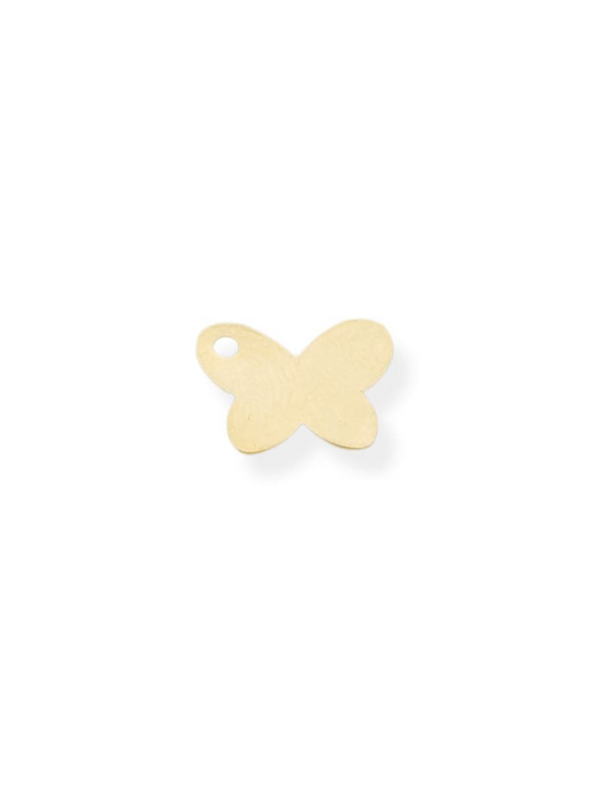 80pcs Mini butterfly pendant charm (GOLD PLATED)