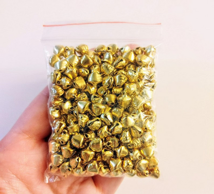 Shiny Gold/silver ghungroo Bell, Iron Bells, Small Charms, ghungroo, Silver Bells, Gold Bells, Jingle Bells, Craft Bells, Loose Bell Charms, Tiny Metal Bell