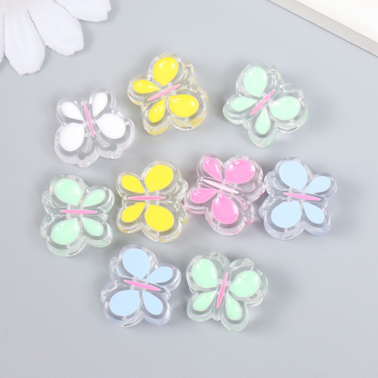 10pcs Colorful Butterfly Summer Breeze Beads