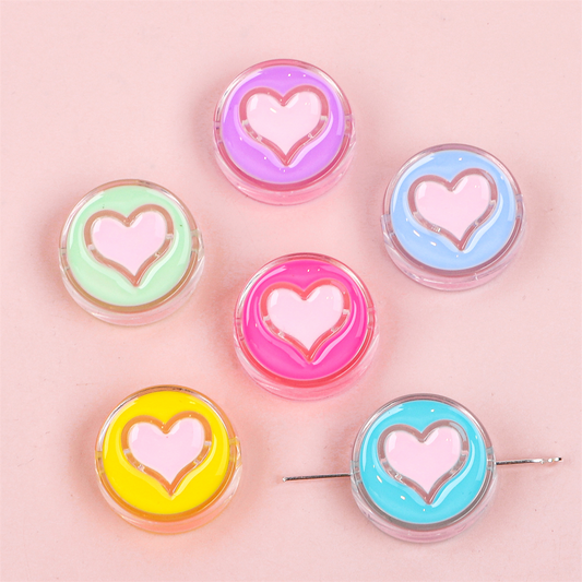 10pcs Colorful Heart Fruit Cute Charm Acrylic Beads For Necklace Bracelet