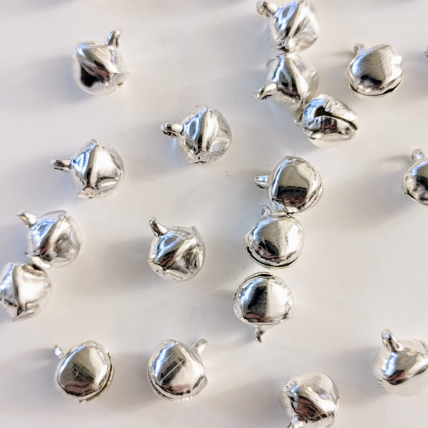 Shiny Gold/silver ghungroo Bell, Iron Bells, Small Charms, ghungroo, Silver Bells, Gold Bells, Jingle Bells, Craft Bells, Loose Bell Charms, Tiny Metal Bell