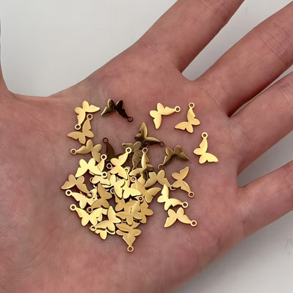 15 pcs Double Sided Butterfly (Stainless Steel)