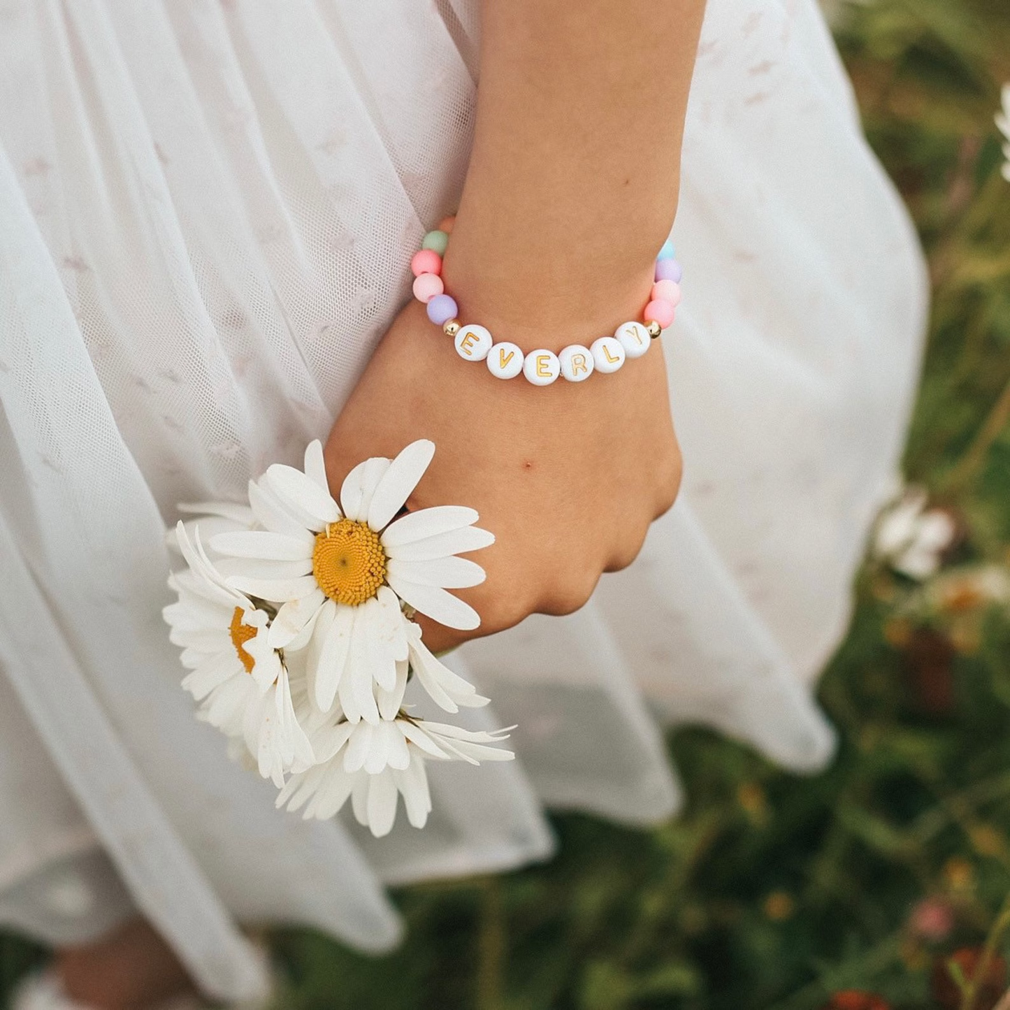 Personalised, Confetti Name Bracelets
