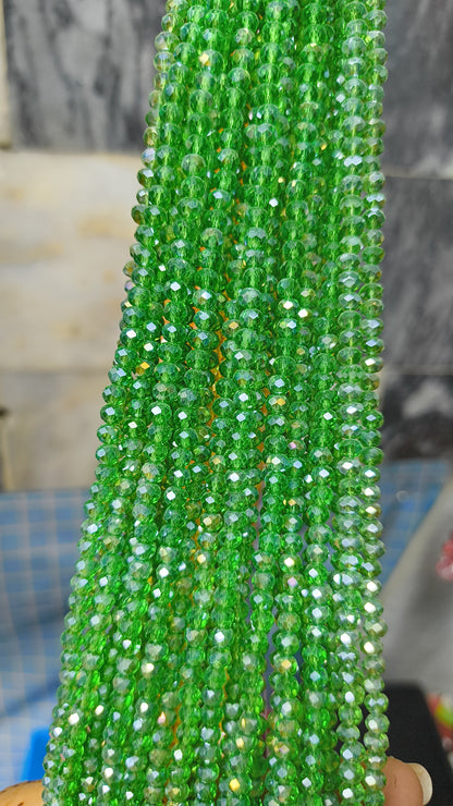 (4mm) High Quality Crystal Glass Beads (34+ Colors)