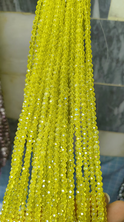 (4mm) High Quality Crystal Glass Beads (34+ Colors)