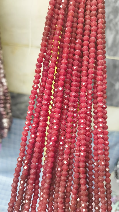 (4mm) High Quality Crystal Glass Beads (34+ Colors)