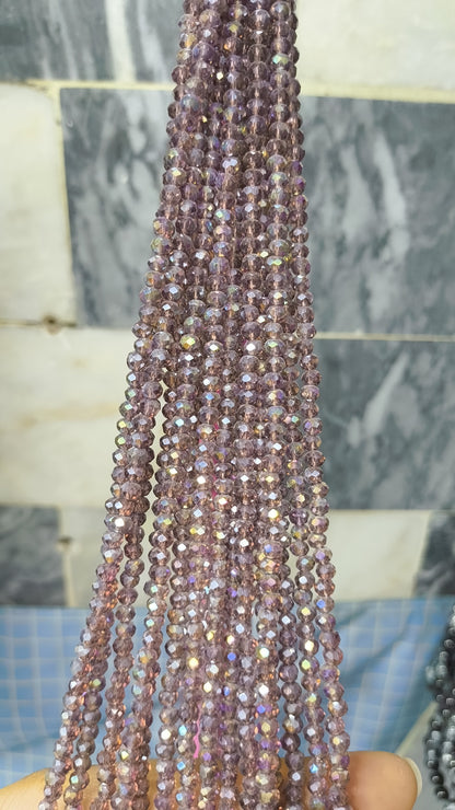 (4mm) High Quality Crystal Glass Beads (34+ Colors)