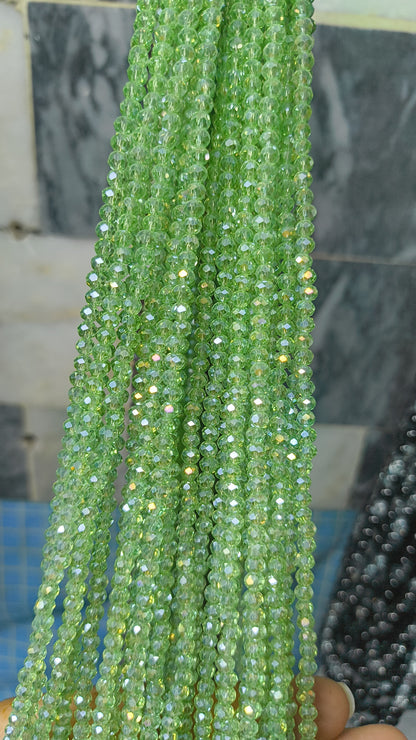 (4mm) High Quality Crystal Glass Beads (34+ Colors)