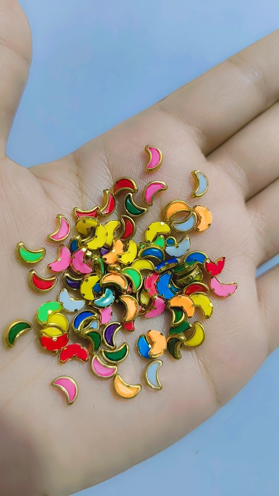 Multi colourful Kundan beads for jewelry making art & craft diy