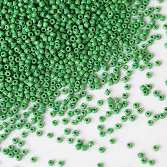 12/0 Glass Seed Beads  Size 2mm green Color Seed Beads for Jewelry Making (Red-2mm)