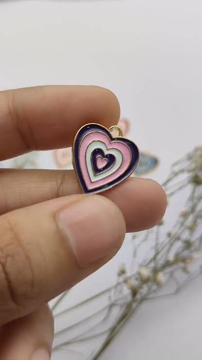 Beautiful heart charms