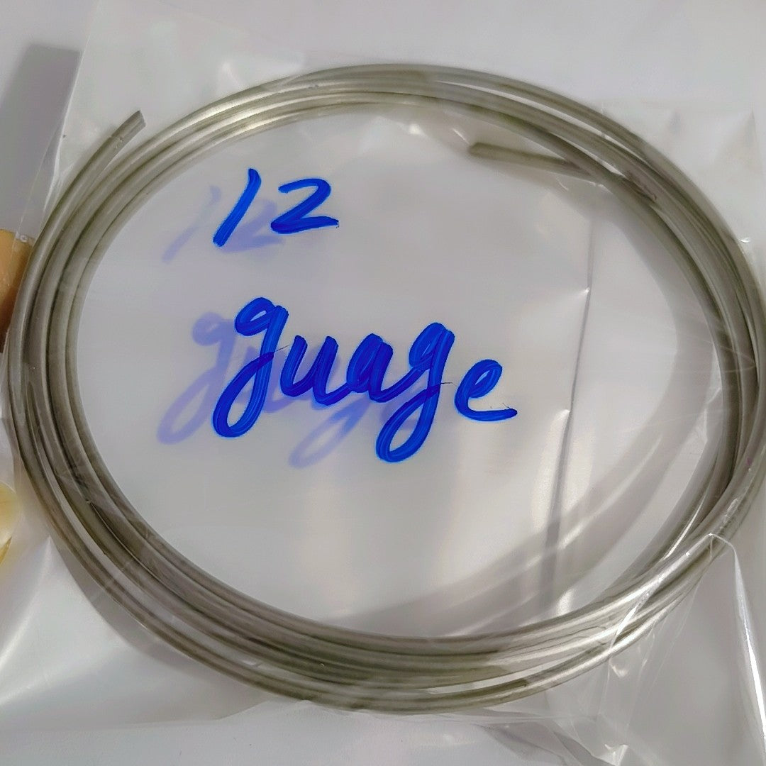 12 guage Stainless Steel Wire Silver Bendable Metal Craft Wire for Making DIY Crafts Art and Craft Material Jewellery Making Accessories Beads Wire