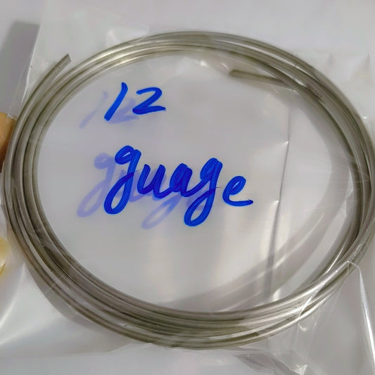 12 guage Stainless Steel Wire Silver Bendable Metal Craft Wire for Making DIY Crafts Art and Craft Material Jewellery Making Accessories Beads Wire