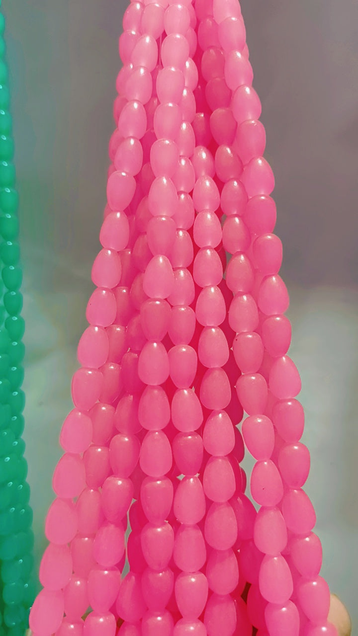 Drop marble beads