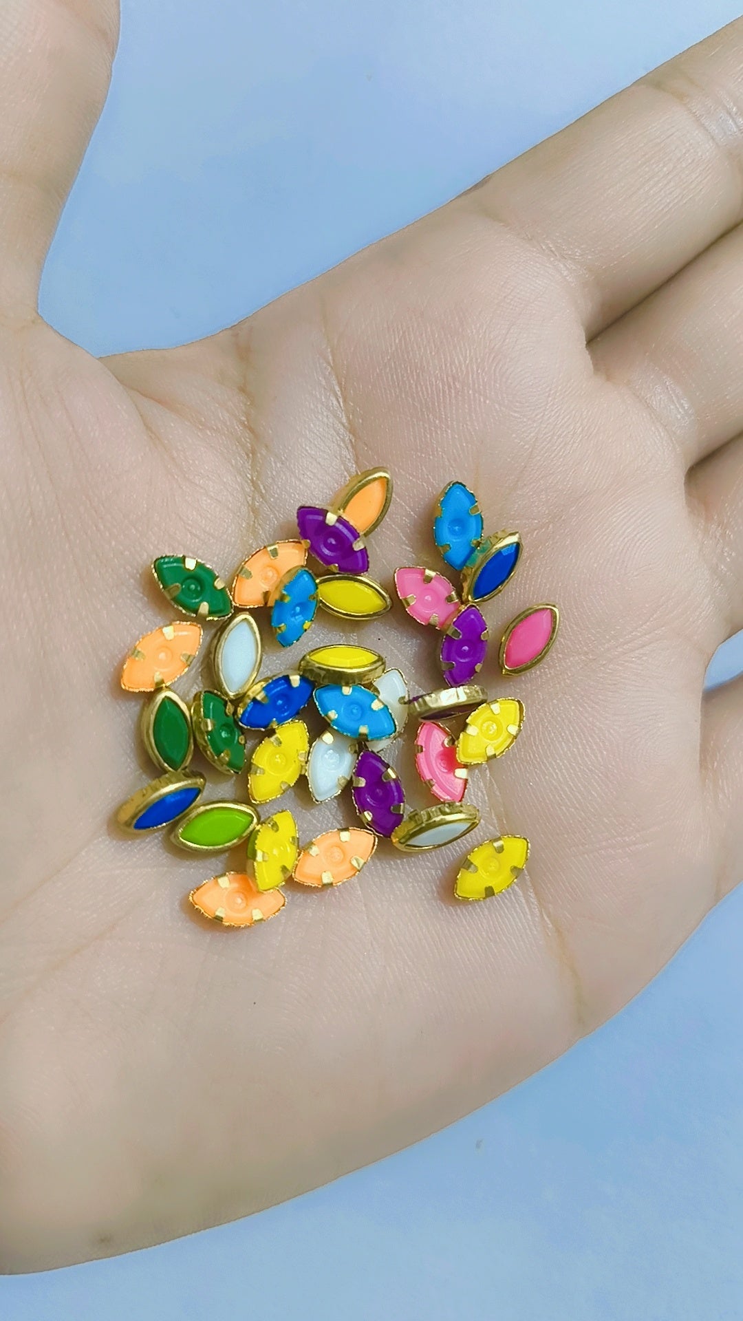 Multi colourful Kundan beads for jewelry making art & craft diy