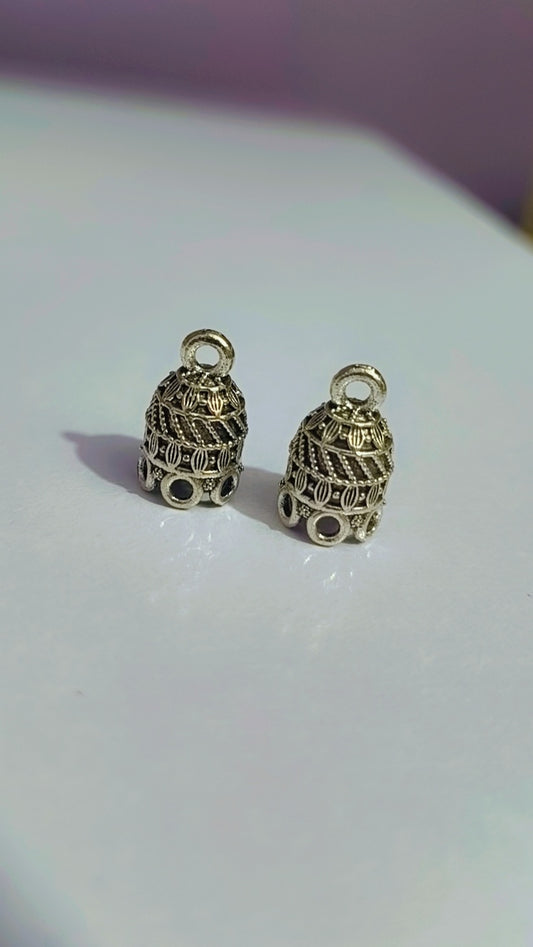 Small size Premium Antique Jhumka   Anti-Tarnish Ethnic Jewelry Making Pendants for Earrings, Tassels & DIY Crafts