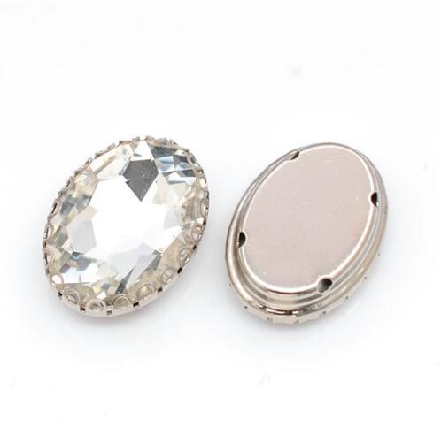 11x9mm shiny acrylic lace oval shaped beads