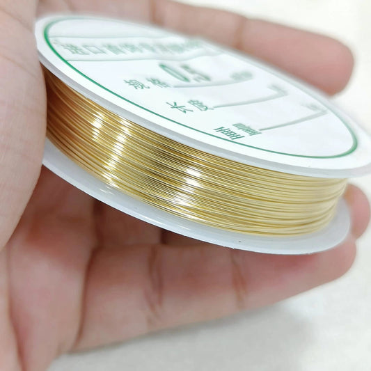 Jewelry Making Wire Craft DIY Supplies Copper Wire in Various Colors golden|silver